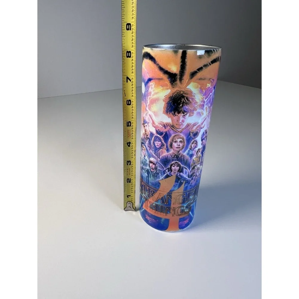 Stranger Things Tall‎ 20 oz Skinny Metal Tumbler